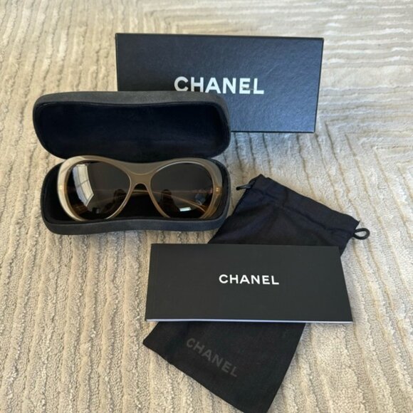 AUTHENTIC Women Chanel Sunglasses 5389-A Frame Brown/ Lens 57-16 with BOX main image 8